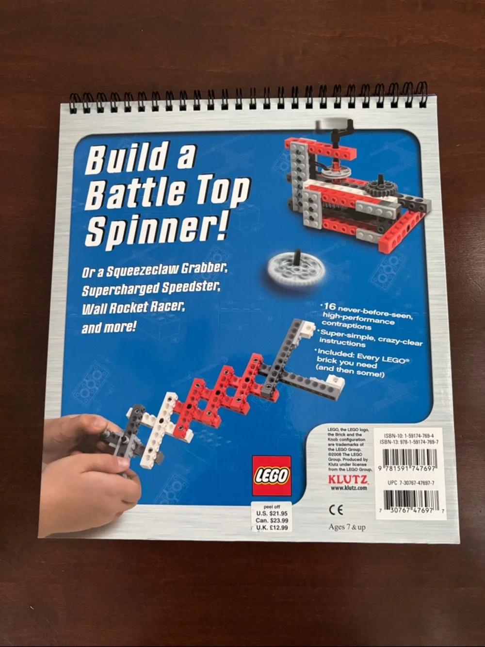 LEGO Crazy Action Contraptions from Klutz Building Kit Like New